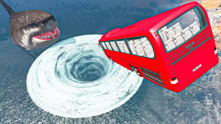 کارتون ماشین بازی جدید: اتوبوس و کوسه:: انیمیشن ماشین بازی جدید