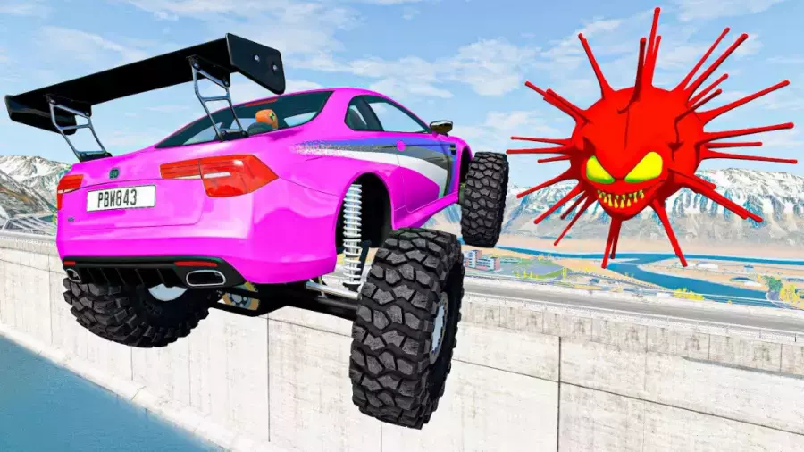 کارتون ماشین بازی جدید:: ماشین صورتی:: انیمیشن ماشین بازی