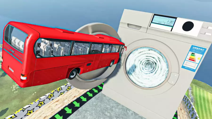 کارتون ماشین بازی جدید:: لباسشویی:: ماشین بازی جدید