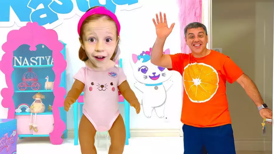 بابا کلی سورپرایز برای ناستیا درست کرد | بازی های بامزه کودکانه