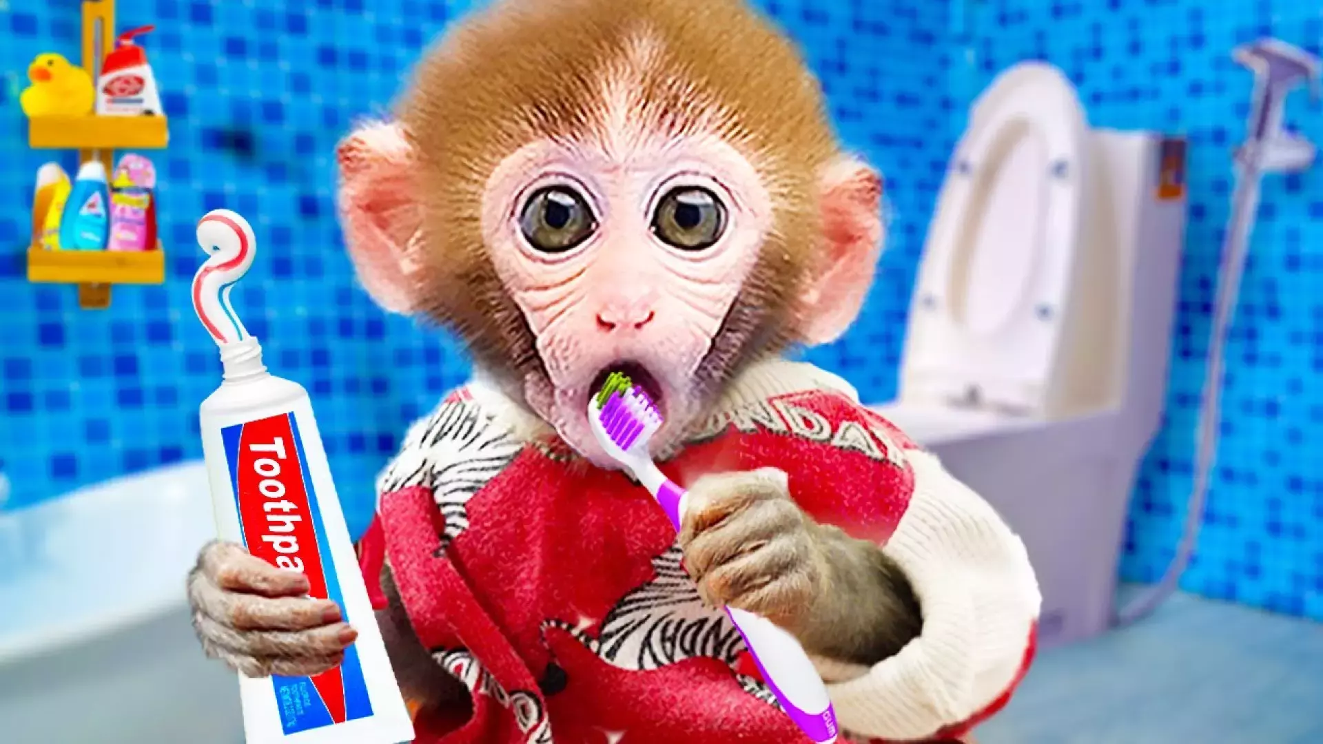 انیمیشن آموزشی میمون بازیگوش جدید | بچه میمون و حیوانات خانگی