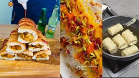 پخت و آشپزیه انواعه پلو ساندویچ و مرغ بریانی