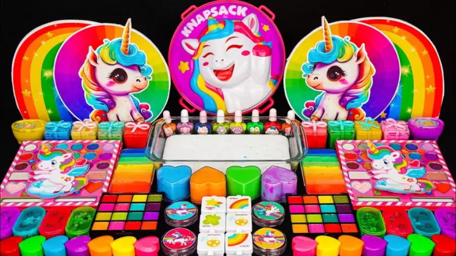 آموزش ساخت اسلایم ؛ اسلایم بازی جدید ؛ مخلوط کردن اسلایم قلب رنگی و کوکوملون