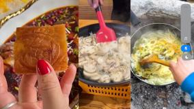 آشپزی و پخته انواعه مرغ پلو و غذایه روستایی