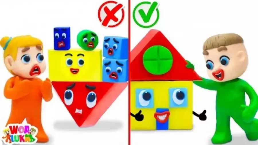 کارتون خمیر بازی کودکانه لوکا | ماجراهای یادگیری اشکال!