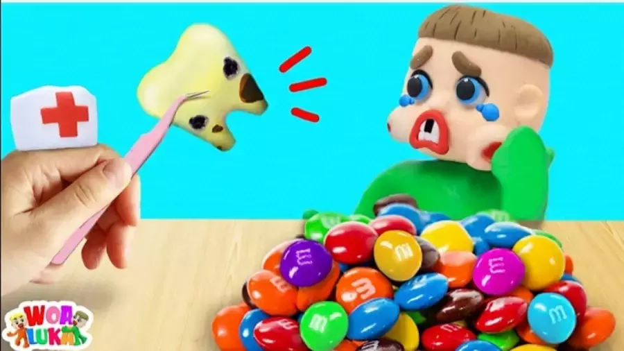 کارتون خمیر بازی کودکانه لوکا | داستان مراقبت از دندان