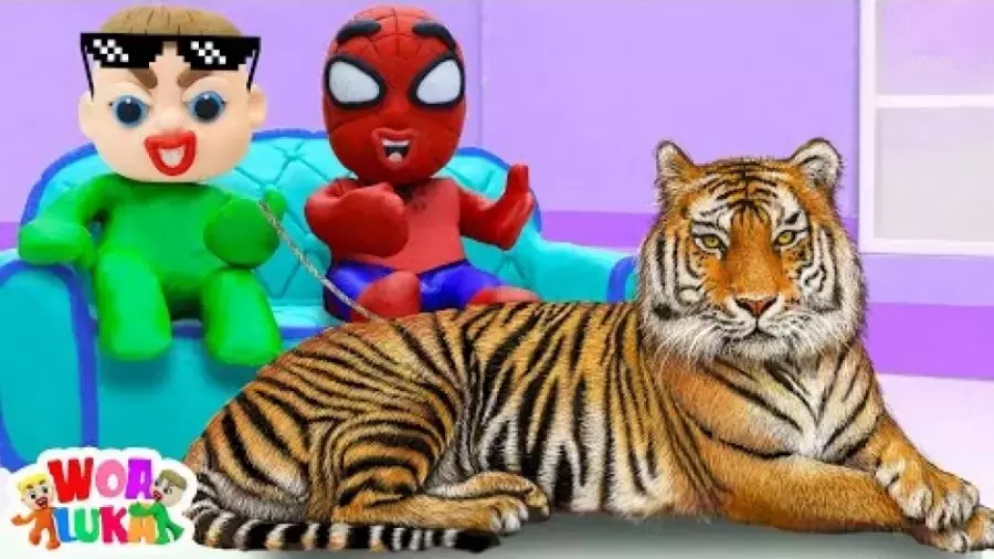 کارتون خمیر بازی کودکانه لوکا | ماجراهای حیوانات سه بعدی!