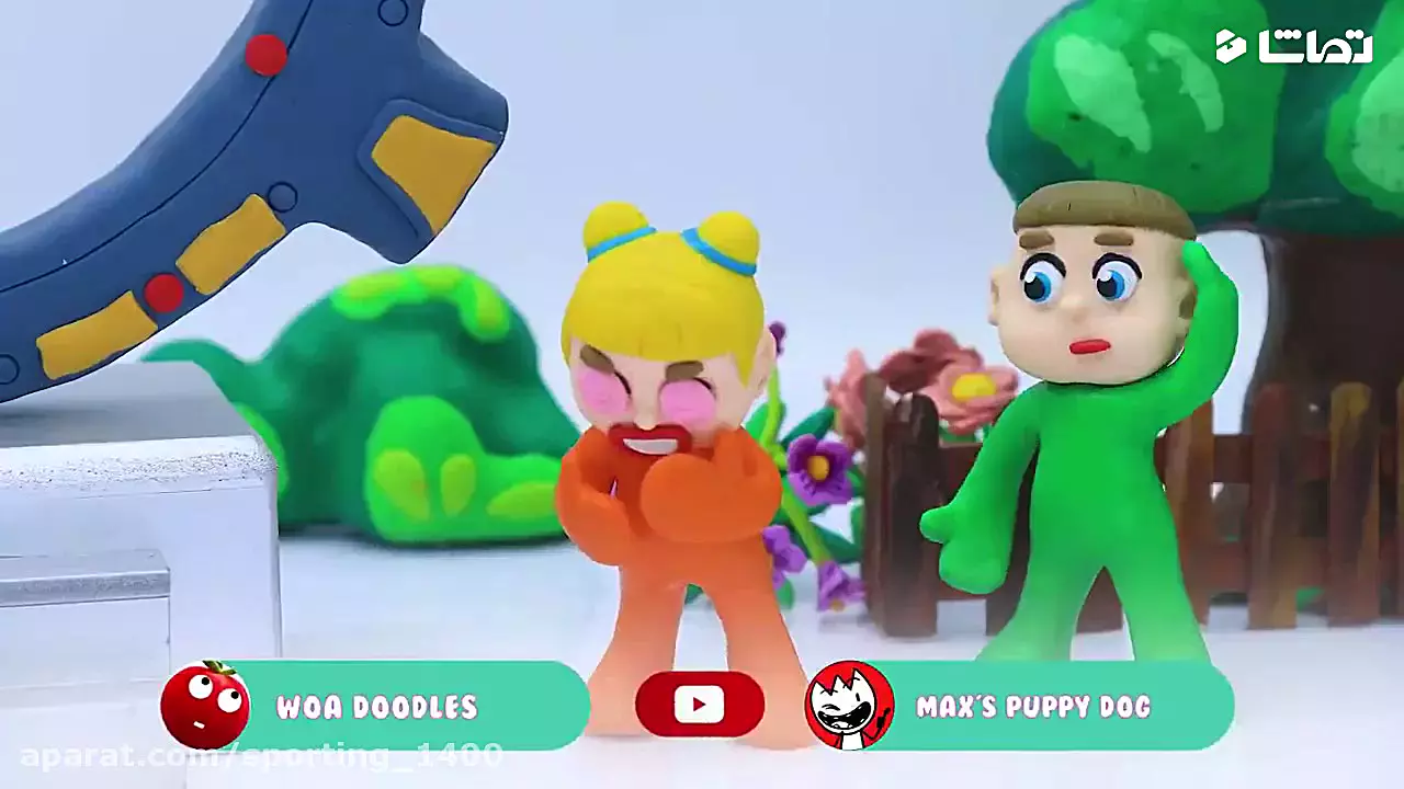 کارتون خمیر بازی کودکانه لوکا جدید | ماشین آمبولانس!