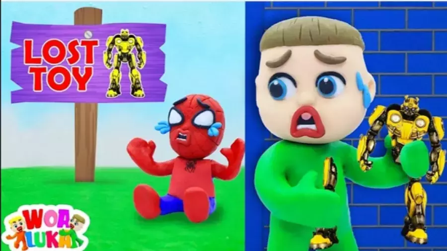 کارتون خمیر بازی کودکانه لوکا جدید | داستان مرد عنکبوتی قهرمان!