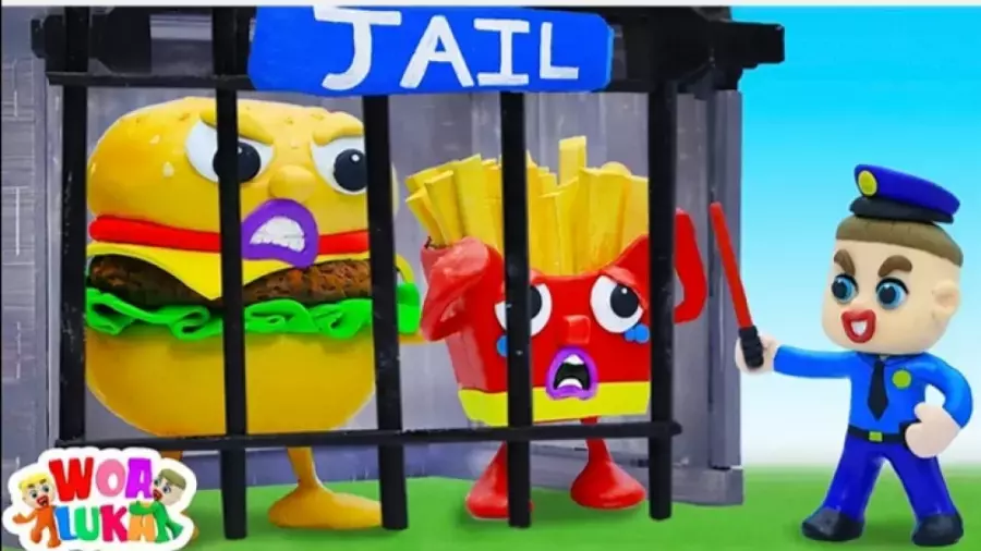 کارتون خمیر بازی کودکانه لوکا جدید | داستان یادگیری عادات سالم غذایی!