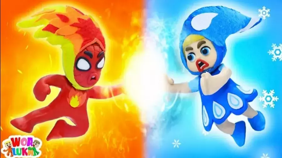 کارتون خمیر بازی کودکانه لوکا جدید | داستان آب و هوا!