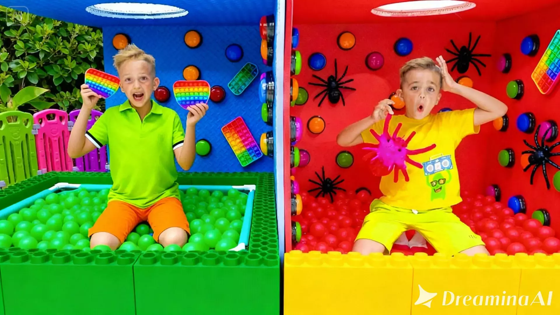 ولاد - ولاد و نیکی - داناسور های جادویی خیلی بزرگ - برنامه کودک ولاد و نیکی