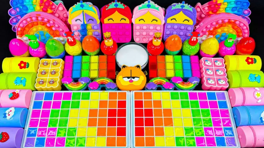 آموزش ساخت اسلایم - کودک اسلایم - اسلایم اسمر - اسلایم بازی -میکس اسلایم کالرفول