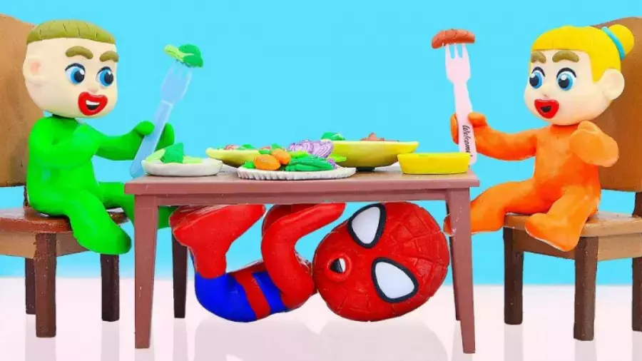 کارتون خمیر بازی کودکانه لوکا جدید | بازی قایم موشک با دوستان!