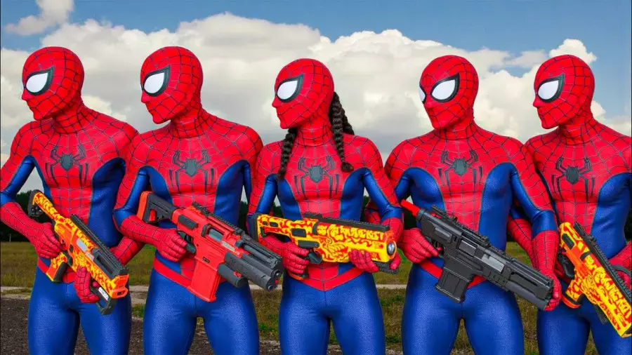 نبرد مرد عنکبوتی و اسپایدرمن -- مبارزه با دشمنان همیشگی مردعنکبوتی SPIDERMAN