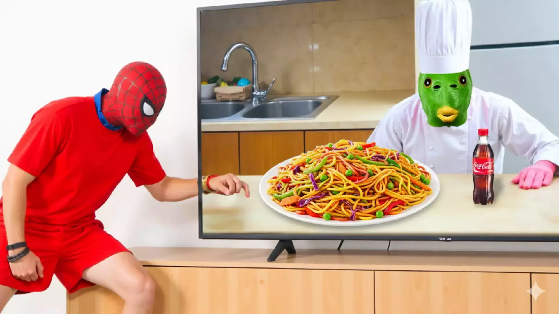 نبرد مرد عنکبوتی و اسپایدرمن راهبه وحشت مردعنکبوتی spiderman مبارزه مرد عنکبوت