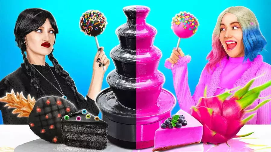 چالش غذا خوری اسمر | چالش غذایی طولانی | چالش خوراکی | سرگرمی مولتی دو بانوان.