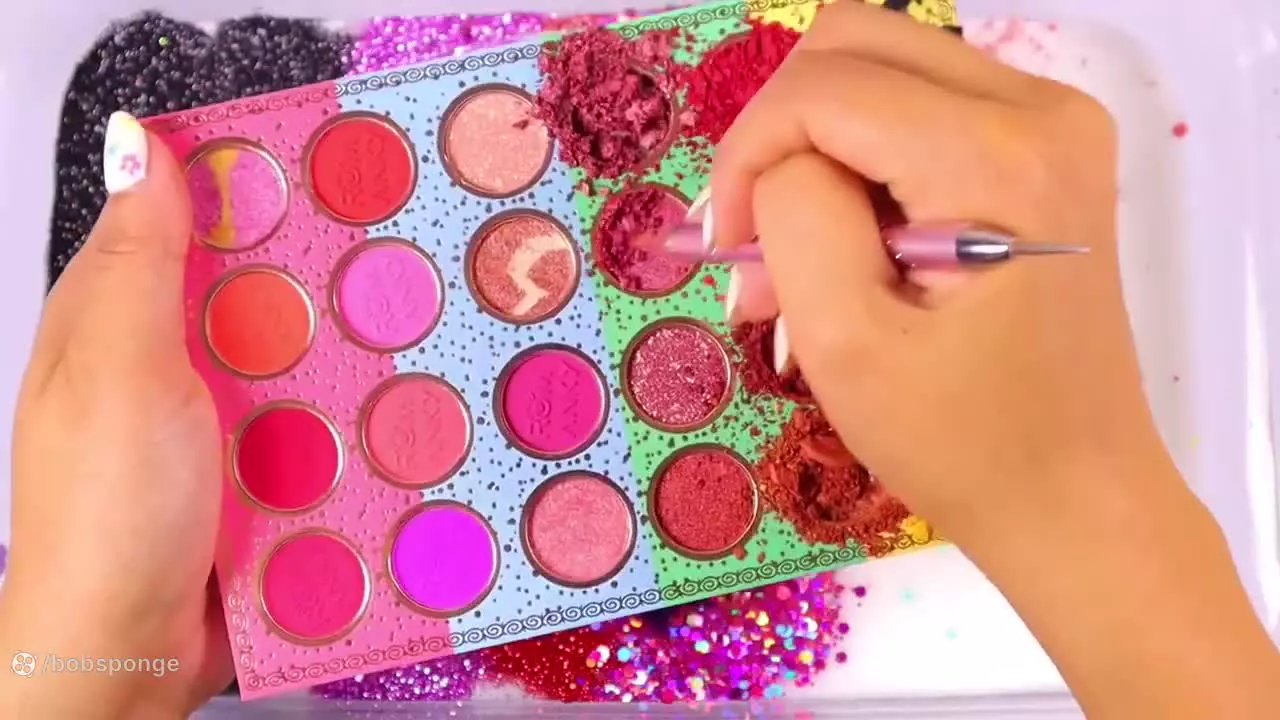 اسلایم بازی کودکانه جدید _ ترکیب کردن اسلایم کرومی _ آموزش ساخت اسلایم شفاف