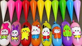 آموزش ساخت اسلایم - کودک اسلایم - اسلایم اسمر - اسلایم بازی -میکس اسلایم کالرفول