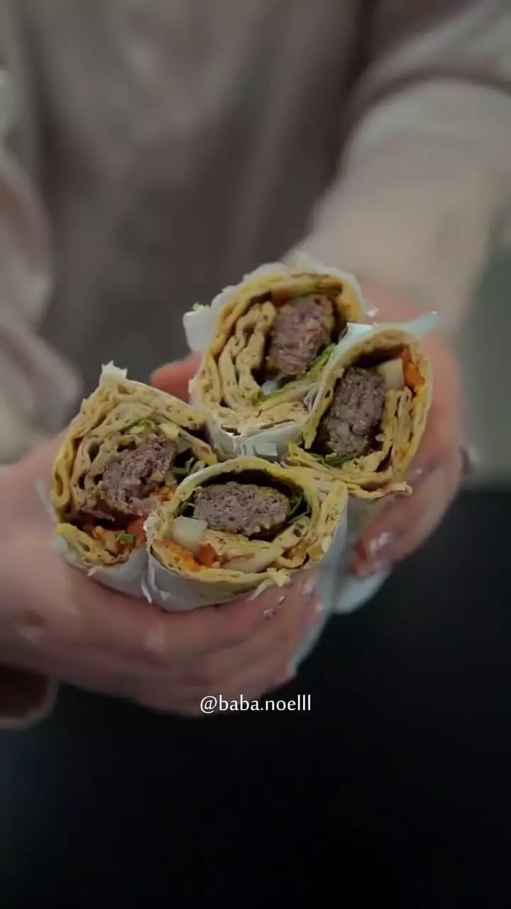 ساندویچ کره کباب❤️🌯🧈