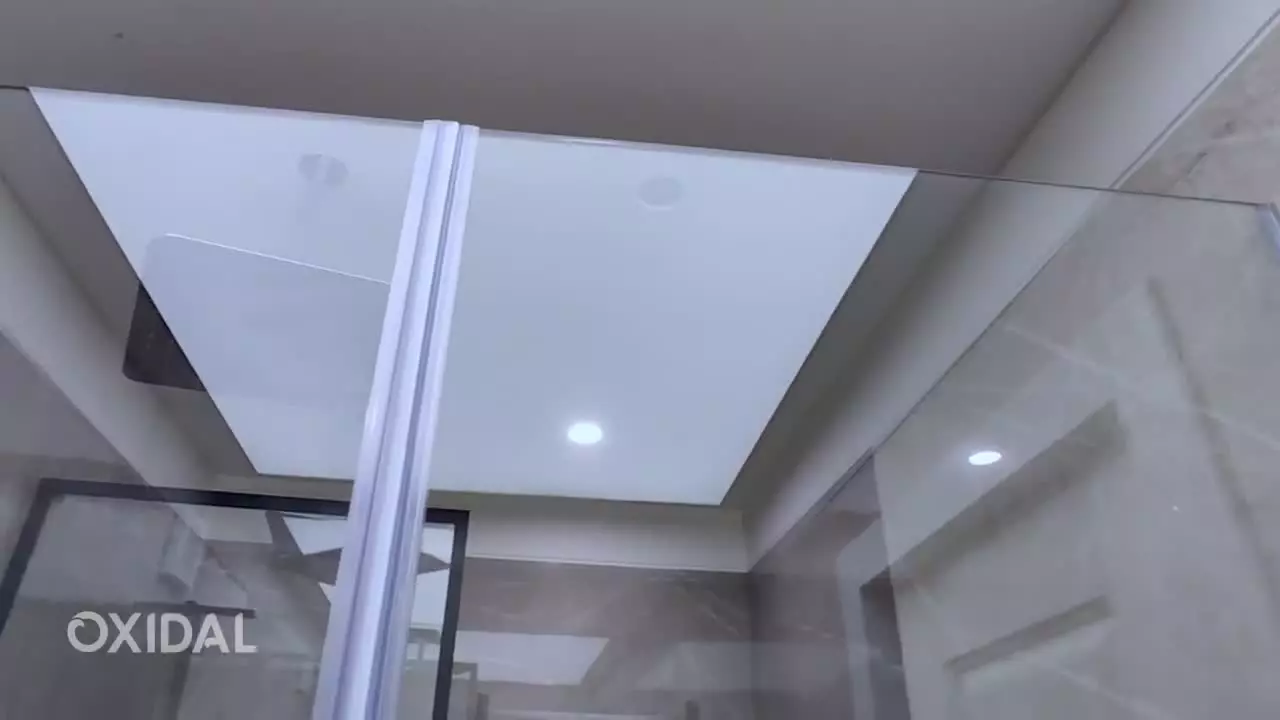 کابین دوش شیشه ای حمام به همراه دیوایدر | ا کسیدال