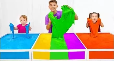 ساخت اسلایم ؛ اسلایم بازی باحال ؛ اسلایم آرامش بخش ؛ بازی و سرگرمی ؛ میکس اسلایم