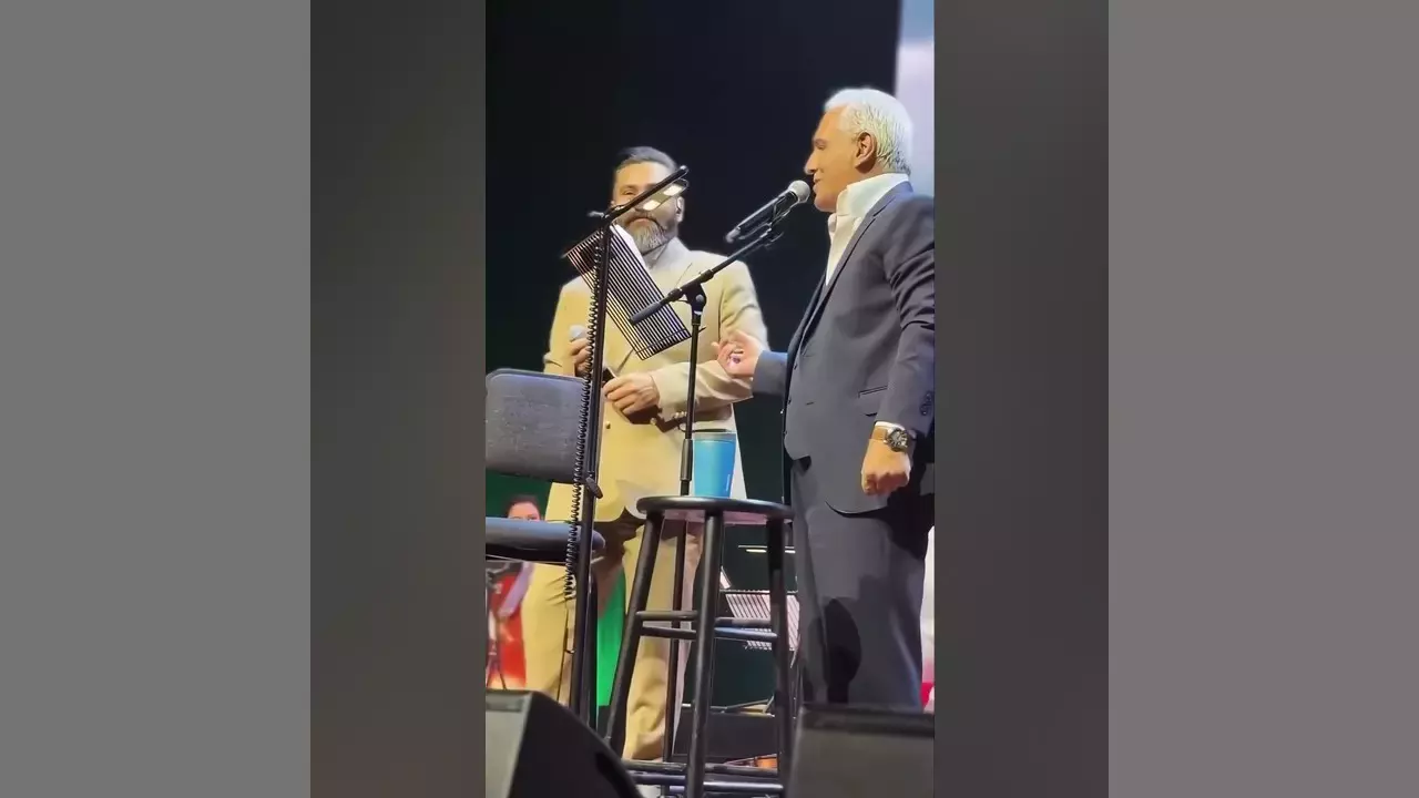 سورپرایز مهران مدیری با حضور علی زندوکیلی در کنسرت دبی