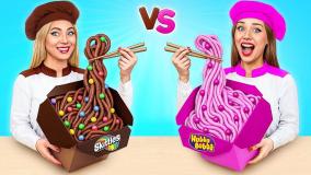 چالش غذا خوری اسمر/ چالش غذایی/ چالش خوراکی / چالش غذای پلی تایم/ چالش خوردن