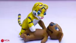 کارتون خمیر بازی کودکانه جدید | نبرد مرد عنکبوتی و ببر