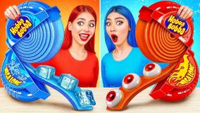 چالش غذایی |چالش غذا خوری|چالش خوردن|چالش خنده سرگرمی بانوان|چالش خنده دار دونا