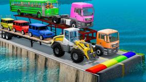 ماشین اسباب بازی کودکانه :: کارتون ماشین بازی :: ماشین های رنگی :: ماشین کودکانه