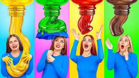 چالش غذایی 3 نفره ونزدی | چالش غذا خوری | چالش کودک و خانواده | چالش و سرگرمی