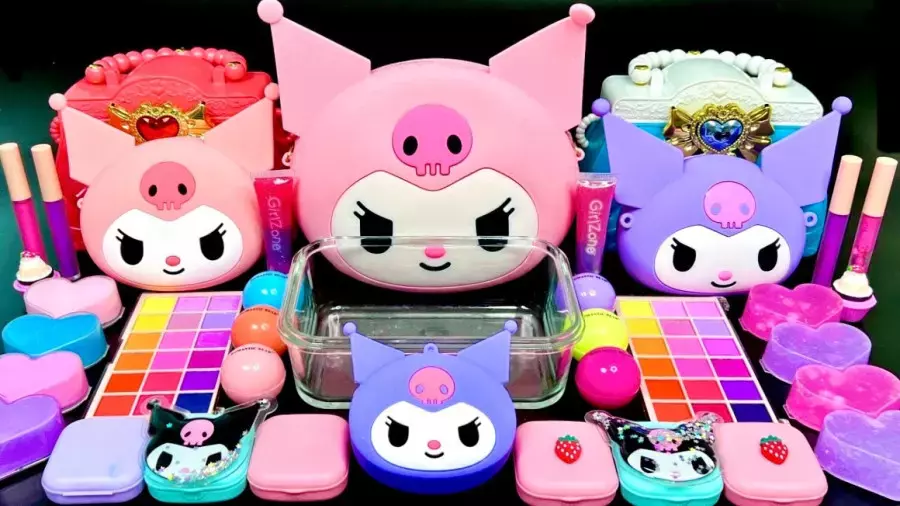 آموزش ساخت اسلایم کرومی vs کیتی، اسلایم بازی کودکان ، ترکیب کردن اسلایم