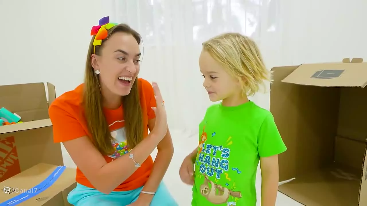 ولادو نیکی جدید-ولاد و چالش خانه جدید -برنامه کودک ولاد و نیکی کارتون سرگرمی