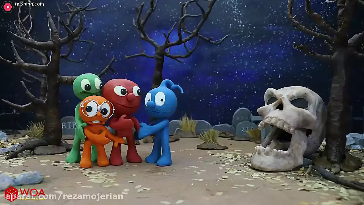 کارتون خمیر بازی این داستان - فرار از ویروس