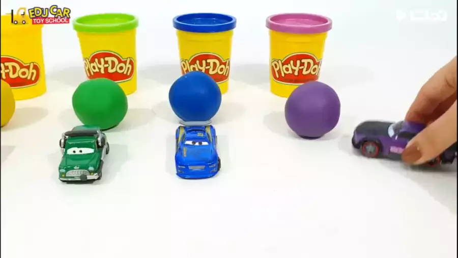 کارتون ماشین های مک کویین - کارتون خمیر بازی - کارتون مک کویین