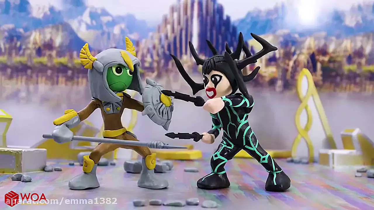 کارتون خمیر بازی کودکانه جدید | داستان دور ماندن از بیماری