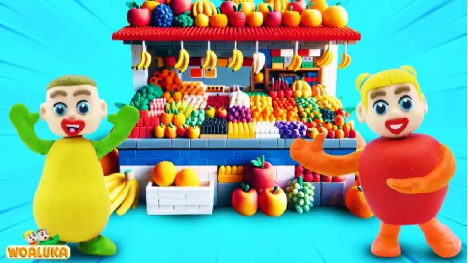 کارتون خمیر بازی کودکانه جدید | شعر درباره میوه ها