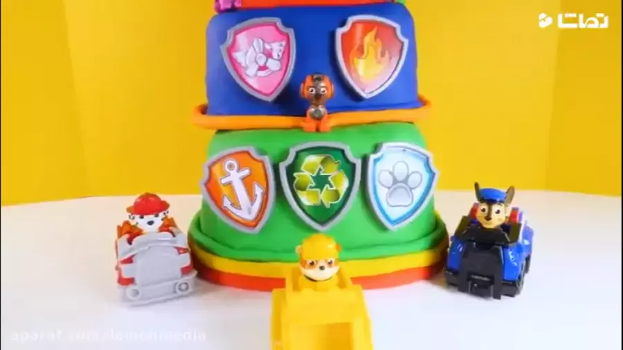 انیمیشن خمیر بازی السا و آنا | کارتون خمیر بازی سگهای نگهبان