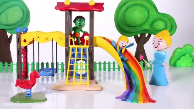 کارتون خمیر بازی السا و آنا | سرگرمی و پرورش هوش کودک