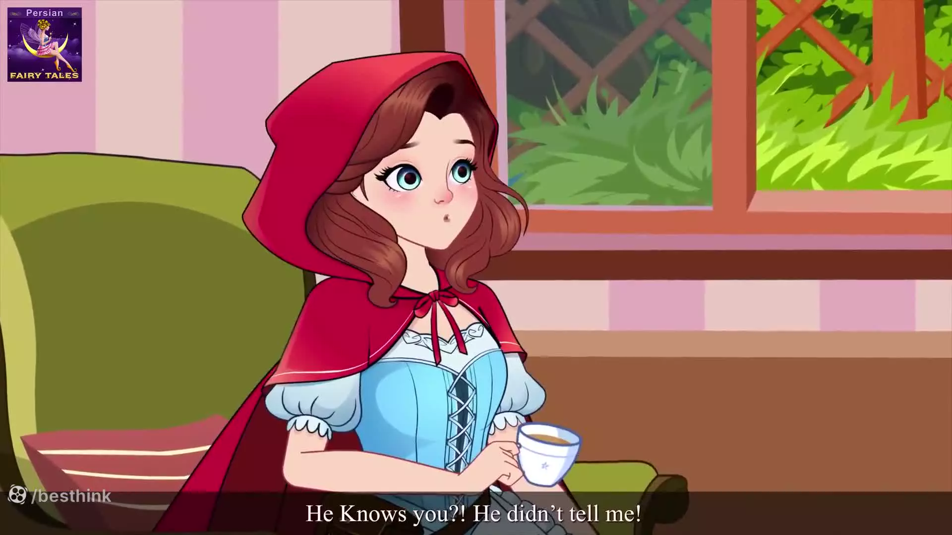 داستان فارسی شنل قرمزی ،قصه های فارسی کودکانه ، داستان های فارسی