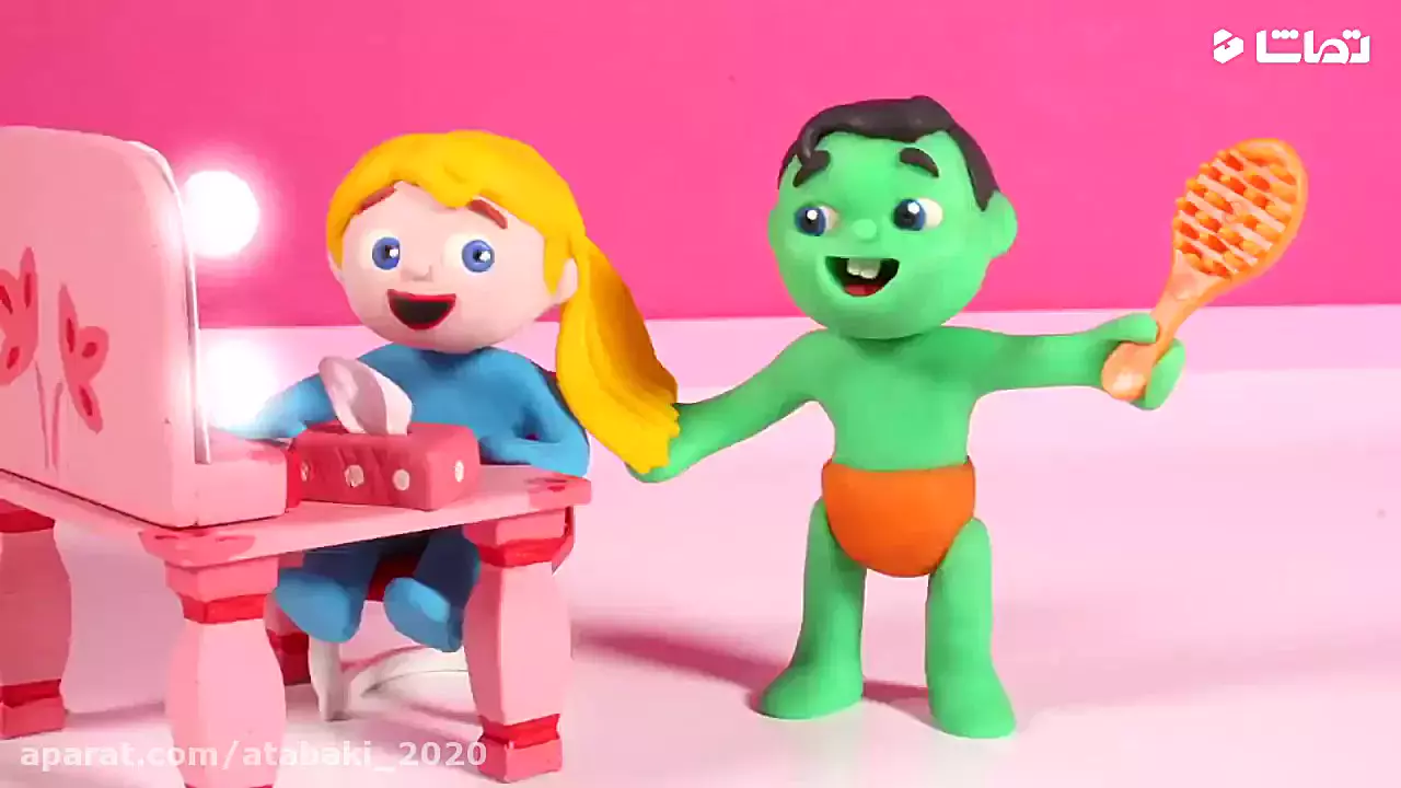 کارتون خمیر بازی السا دخترانه | لباس و آرایش جدید