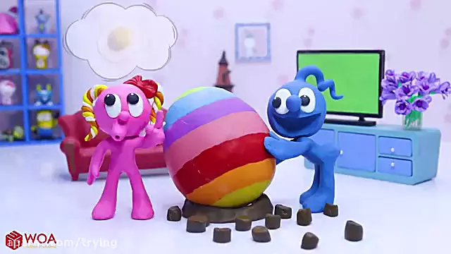 کارتون خمیر بازی کودکانه جدید | ساخت قلعه شنی