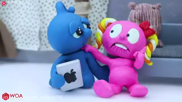 کارتون خمیر بازی کودکانه جدید | داستان زندگی مجردی