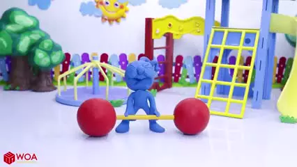 کارتون خمیر بازی کودکانه جدید | شکستن تلویزیون خراب