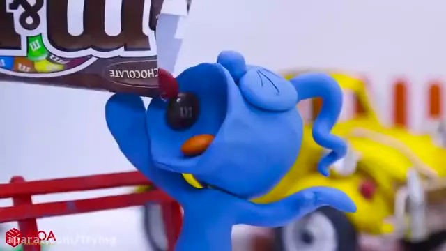 کارتون خمیر بازی کودکانه جدید | گرفتن اژدها