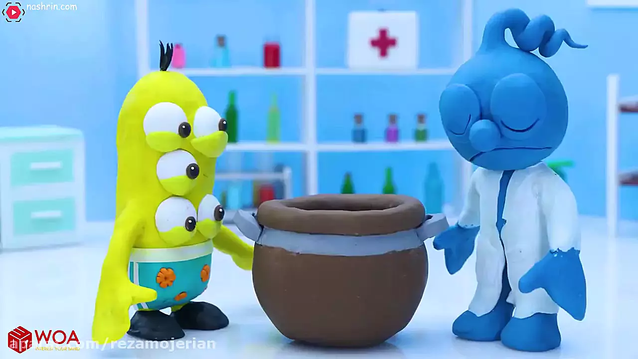 کارتون خمیر بازی کودکانه جدید | داستان تلنگر پرنده