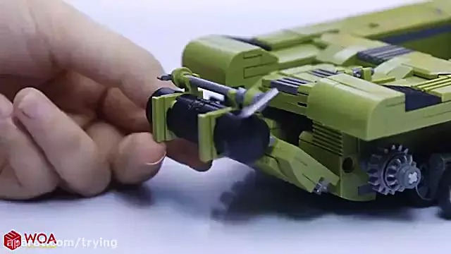 کارتون خمیر بازی کودکانه جدید | ساخت تانک با لگو