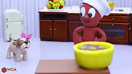 کارتون خمیر بازی کودکانه جدید | رنگ لباس