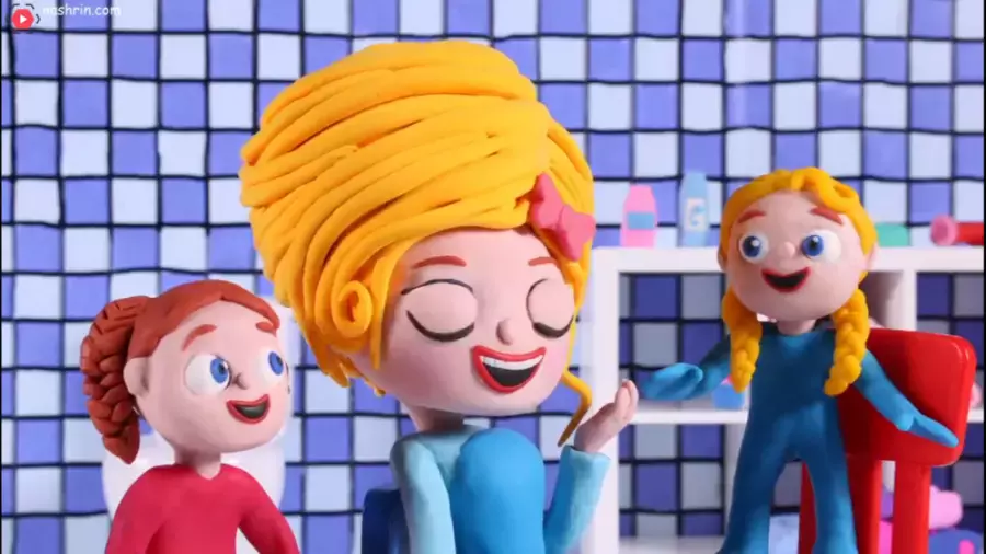 انیمیشن خمیر بازی السا و آنا | آموزش نحوه استفاده از ماشین فروش